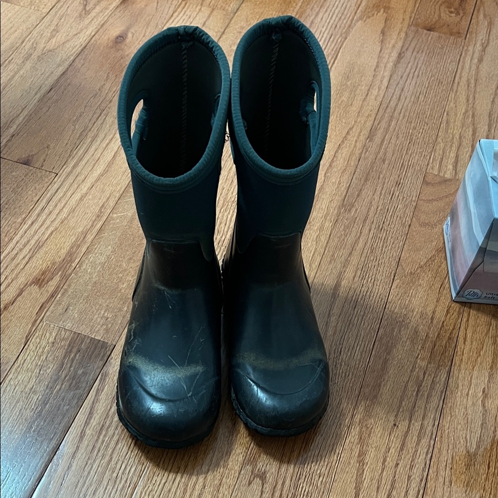 Kids Waterproof winter Black Boots